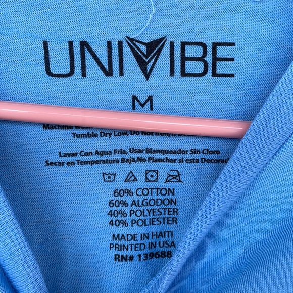 Univibe Light Blue Amsterdam Cityscape  T-Shirt - Picture 3 of 7